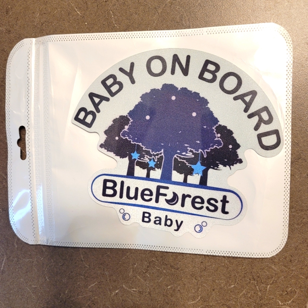 [NEW] Safety Sticker Baby On Board Reflective Bumper Sticker
